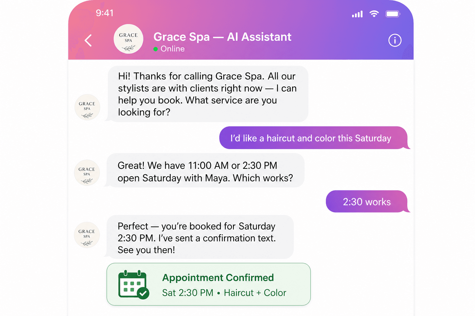 AI Booking Agent